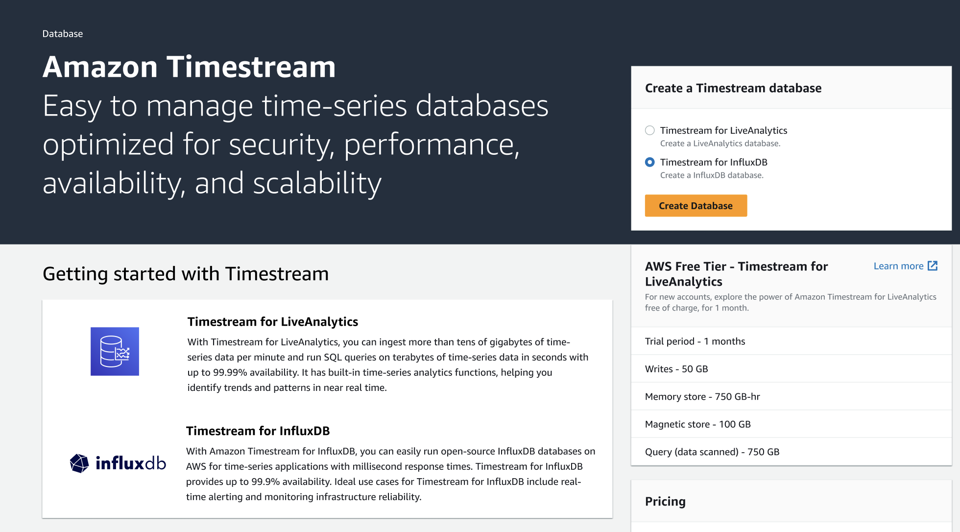 Amazon Timestream