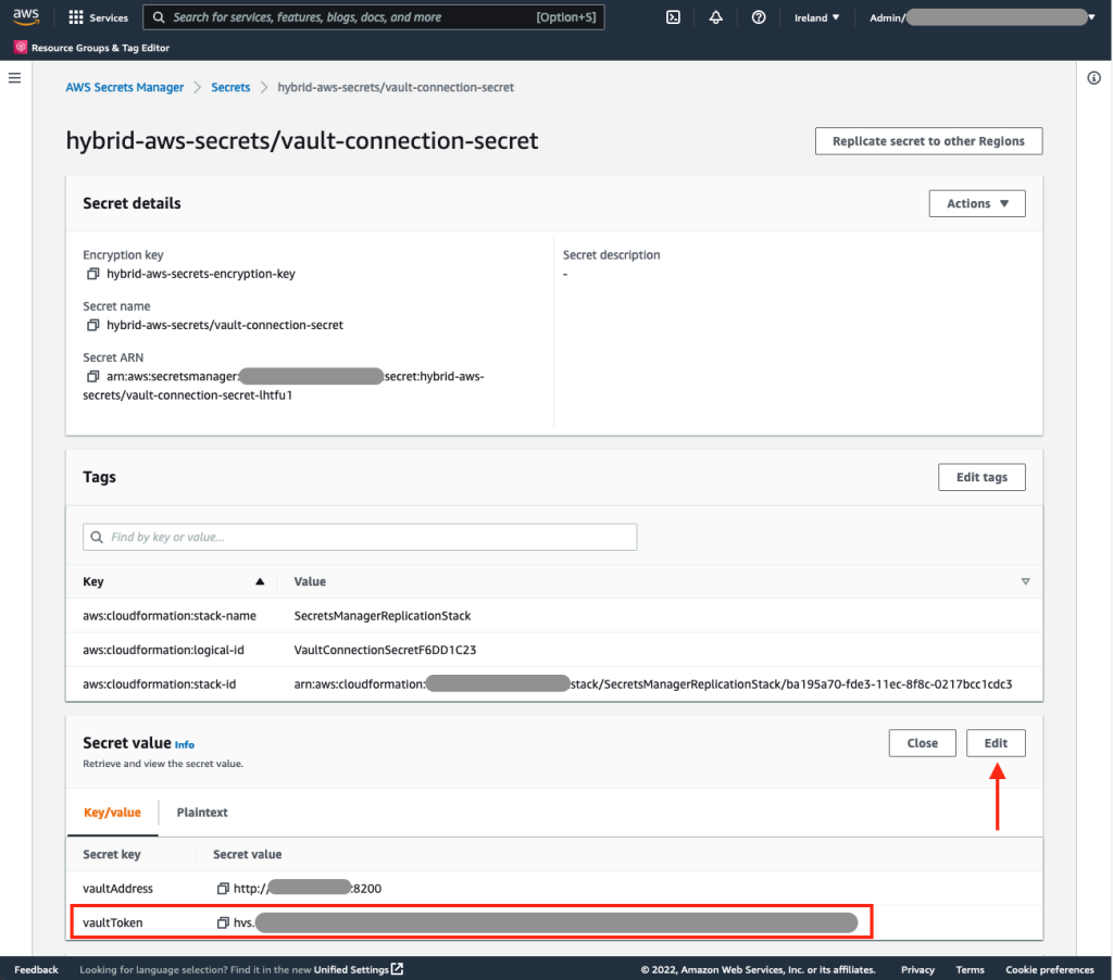 Jak skonfigurowac trwajaca replikacje z zewnetrznego managera sekretow do AWS Secrets Manager 