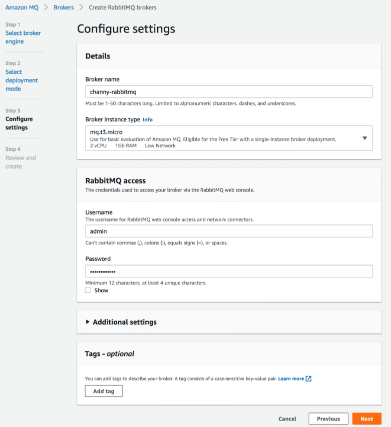 configure rabbitmq