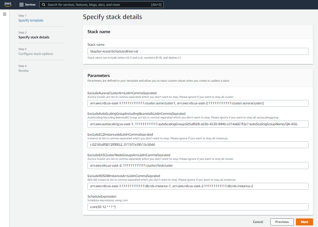 Specify-stack-details-screenshot