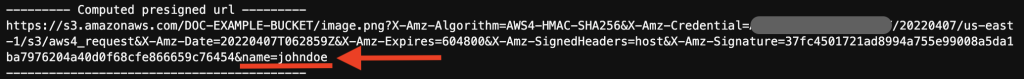 Uzywanie presigned URL do identyfikowania uzycia Amazon S3 przez zadajacego
