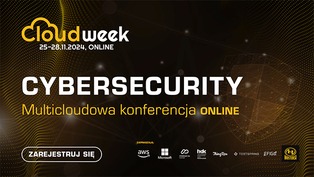 Zarejestruj się na Cloud Week - Security Edition. Startujemy już 25 listopada