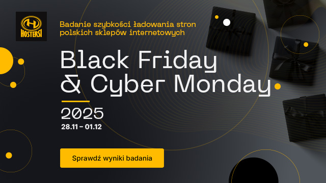 Badanie szybkości ładowania polskich sklep&oacute;w internetowych podczas Black Weekend 2025